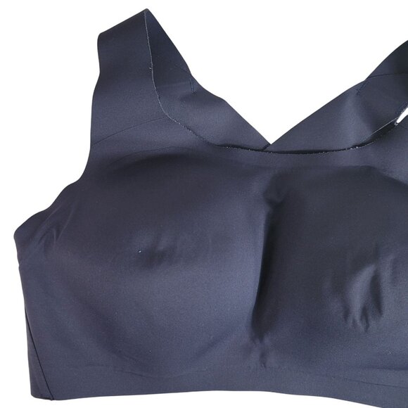 Lululemon Sports Bra Blue Midnight 34DD Enlite Seamless Full Coverage Weave Back - Picture 2 of 9